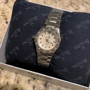 Bulova women’s watch with 12 diamonds